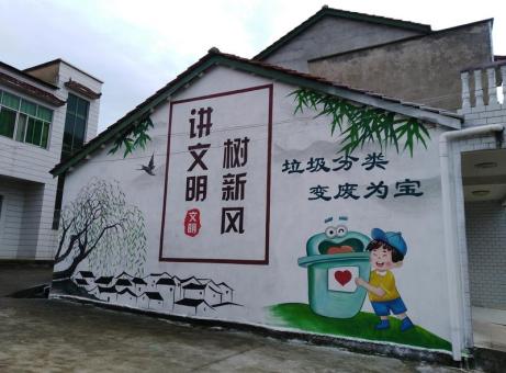 施甸墙绘是现在流行的墙体广告