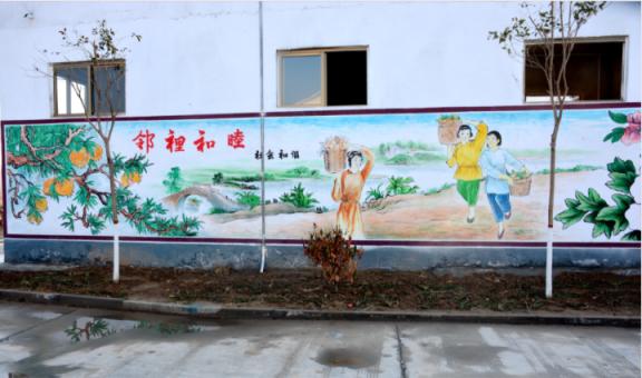 施甸乡镇文化墙 乡风文明焕发新活力